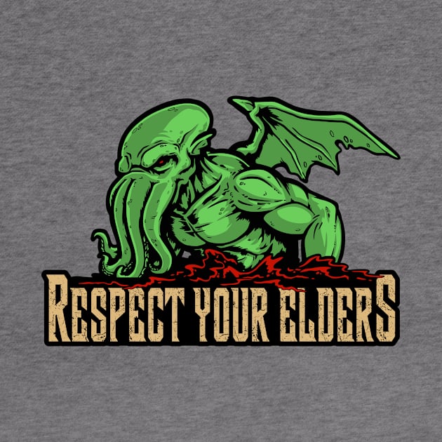 Cthulhu Respect Your Elders by Vault Emporium